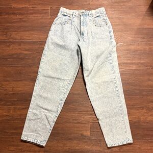 Rio 80s/90s High Waisted Studded Light Wash Denim Jeans
